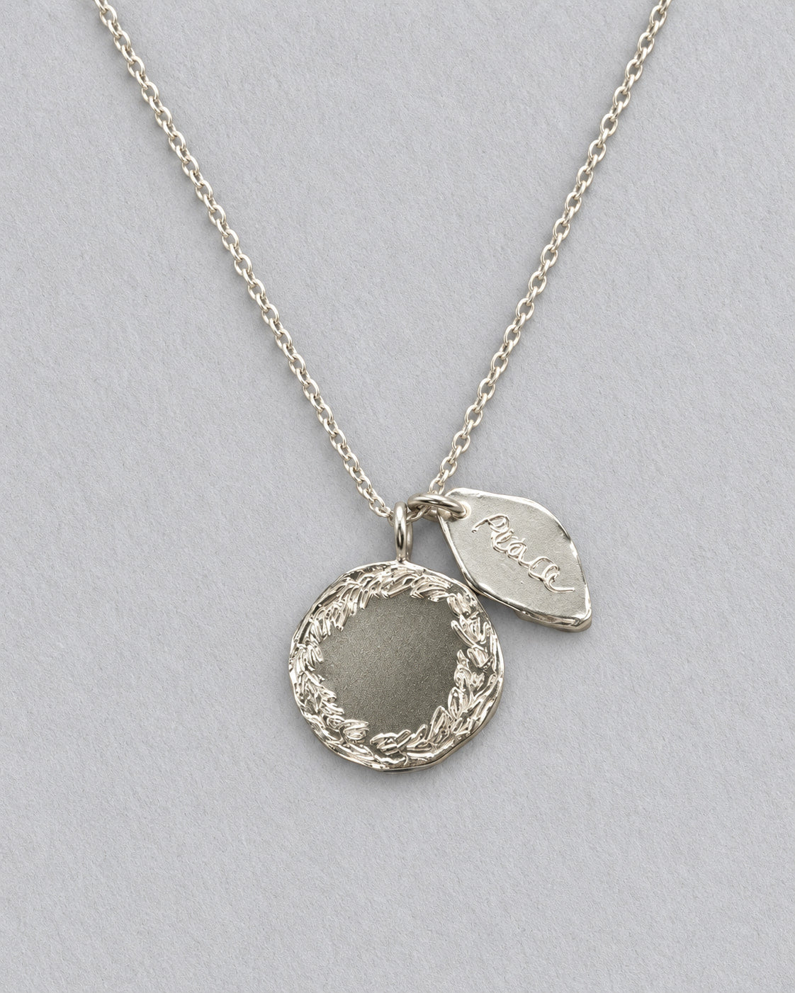 "Laurel &amp; Peace" (Silver)